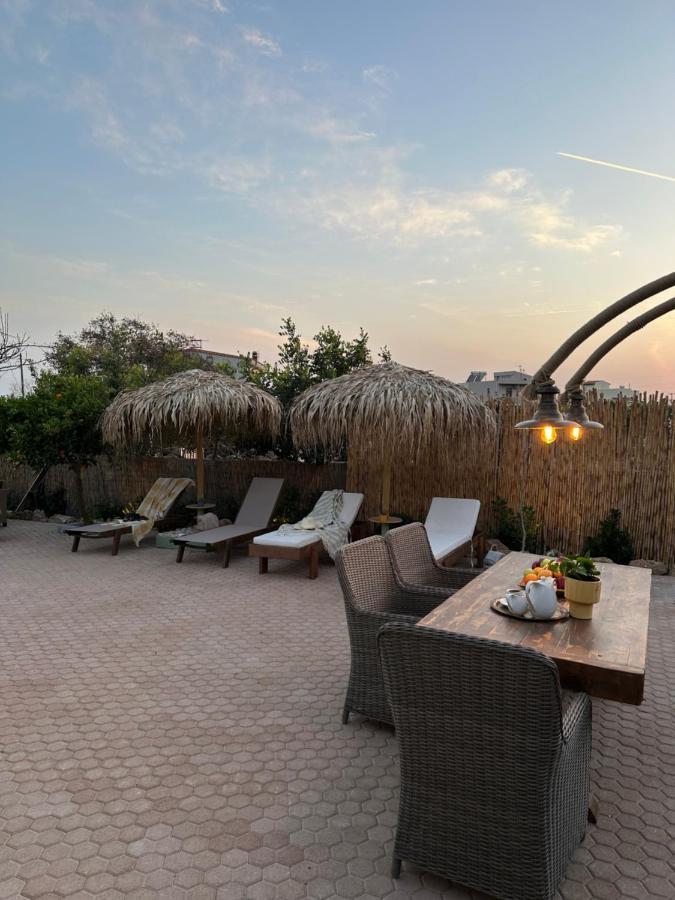 Villa Aspasia With Private Jacuzzi - Oasis Resort Kokkinos Pyrgos Exterior foto